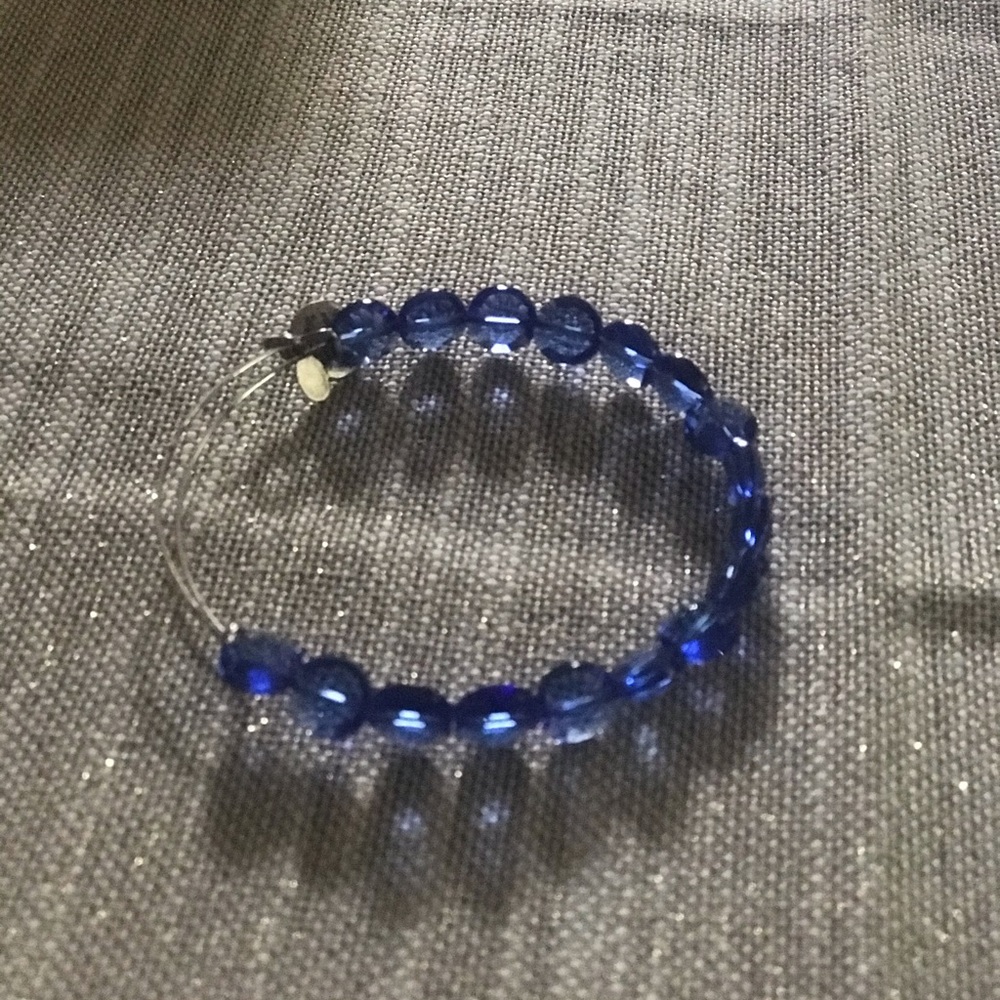 Alex and Ani Sapphire Bead Bracelet